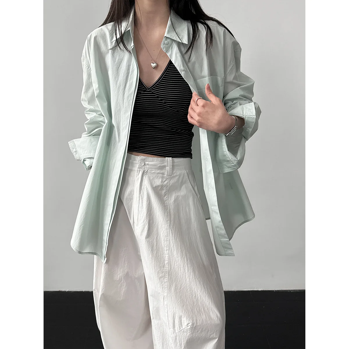 

Женские весенние блузки 2026 с отложным воротником, модные рубашки и топы, женская одежда