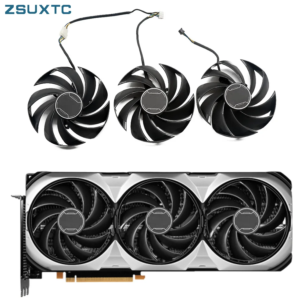 PLD10020B12H Video Card Fan,For MSI RTX 4090 4080 For MSI RTX4080 RTX4090 VENTUS 3X OC GPU Graphics Cooler Cooling