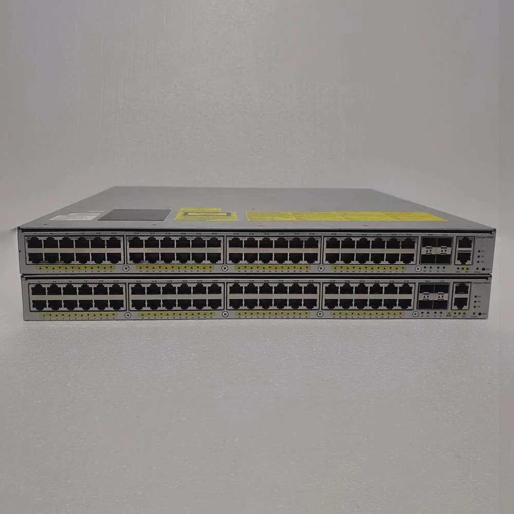 1Pcs WS-C4948E 48 Gigabit Ethernet 4 Gigabit Ethernet Core Network Switching  IDC