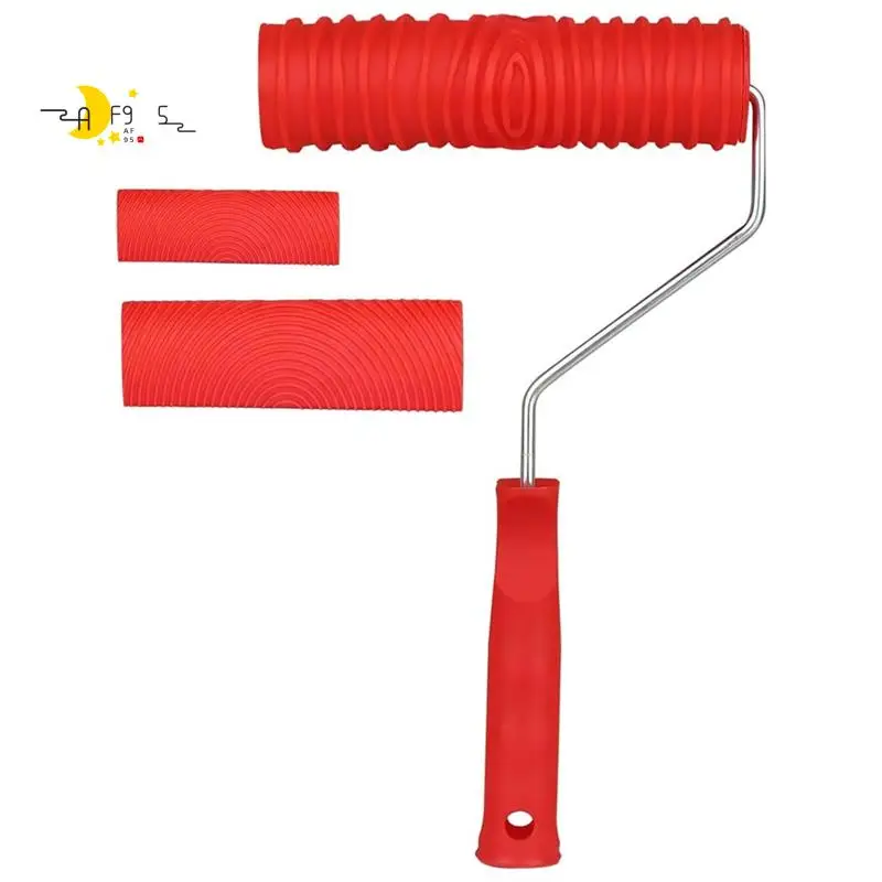 

AF95-малярный валик, валик для краски, набор инструментов для древесного зерна, инструмент для изготовления древесины с ручкой для украшения стены и дерева