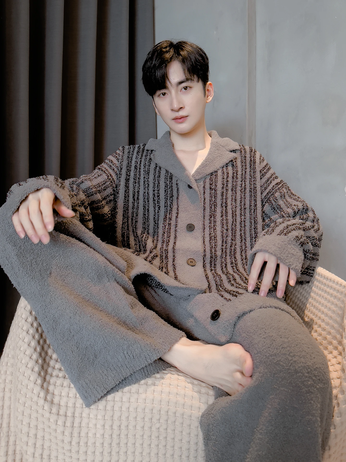 men's-f-fce-pajamas-2025-autumn-winter-thiened-warmth-high-end-feeling-outdoor-wearable-home-clothes-person