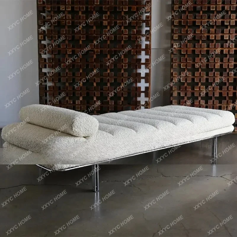 XX light luxury home shoe change sofa stool home bedroom long strip bedside stool  model room modern creativi