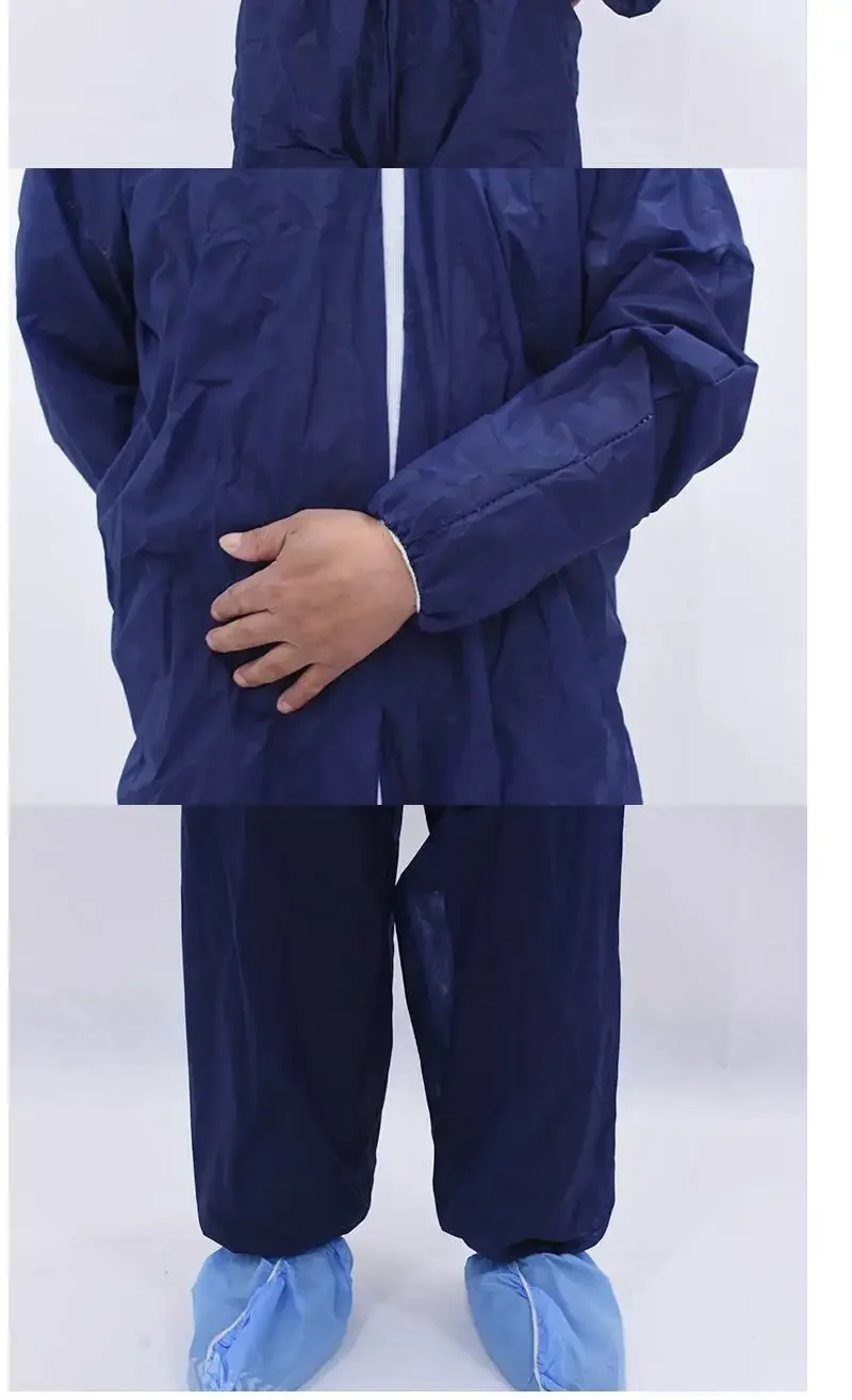 Disposable Sanitary Isolation Protection Jump Suit Work Safety Clothing Breathable Dustproof Antifouling Labour Overall Suit