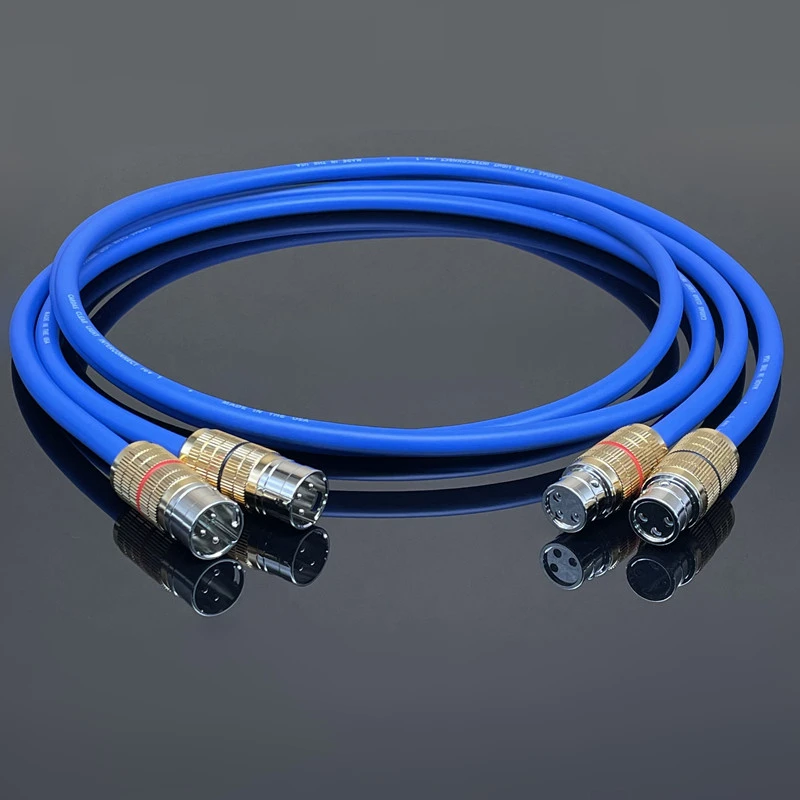 Cable equilibrado XLR de alta gama CARDAS línea de Audio HiFi de cobre claro claro para amplificador reproductor de CD DVD
