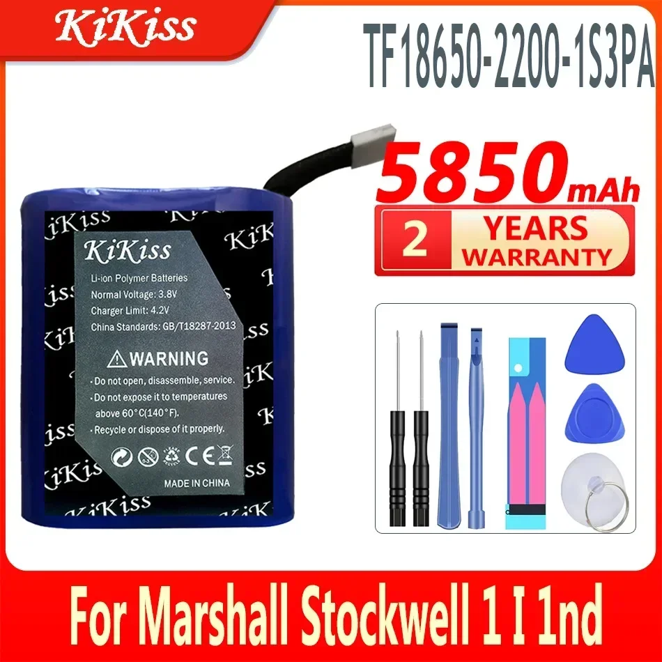 5850mAh KiKiss Powerful Battery TF18650-2200-1S3PA  For Marshall Stockwell 1 Stockwell1 I 1nd