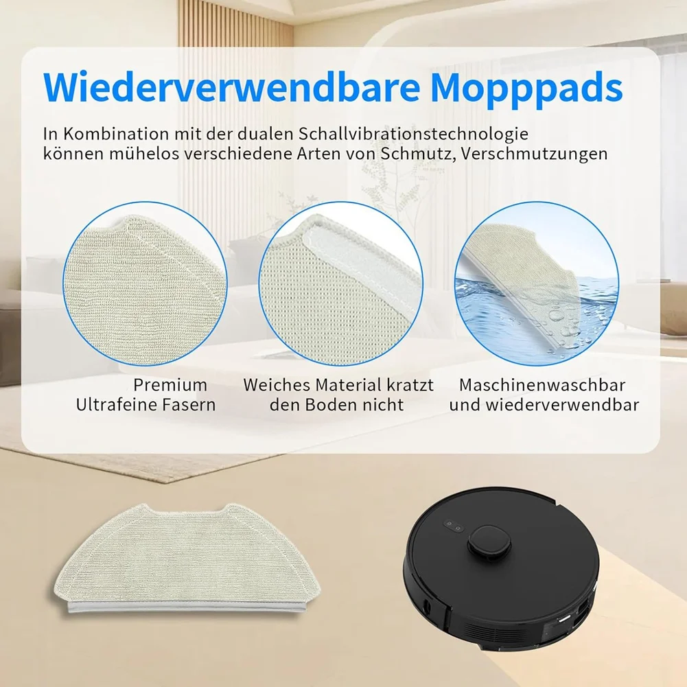 【Popular】For AIRROBO T20 Robot Vacuum Cleaner Main Side Brush Hepa Filter Mop Pads Dust Bags Replacement Parts