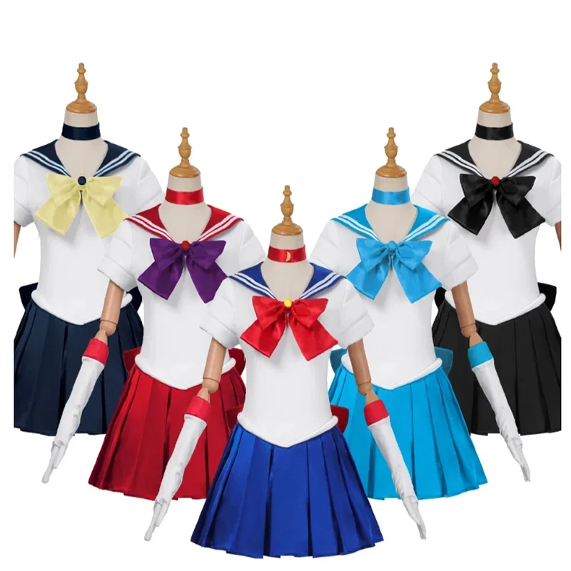 

Косплей Аниме Сейлор Марс Косплей Фантазия Костюм Маскировка Для Женщин Девушки Платье Повязка на Голову Хэллоуин Карнавальный Костюм