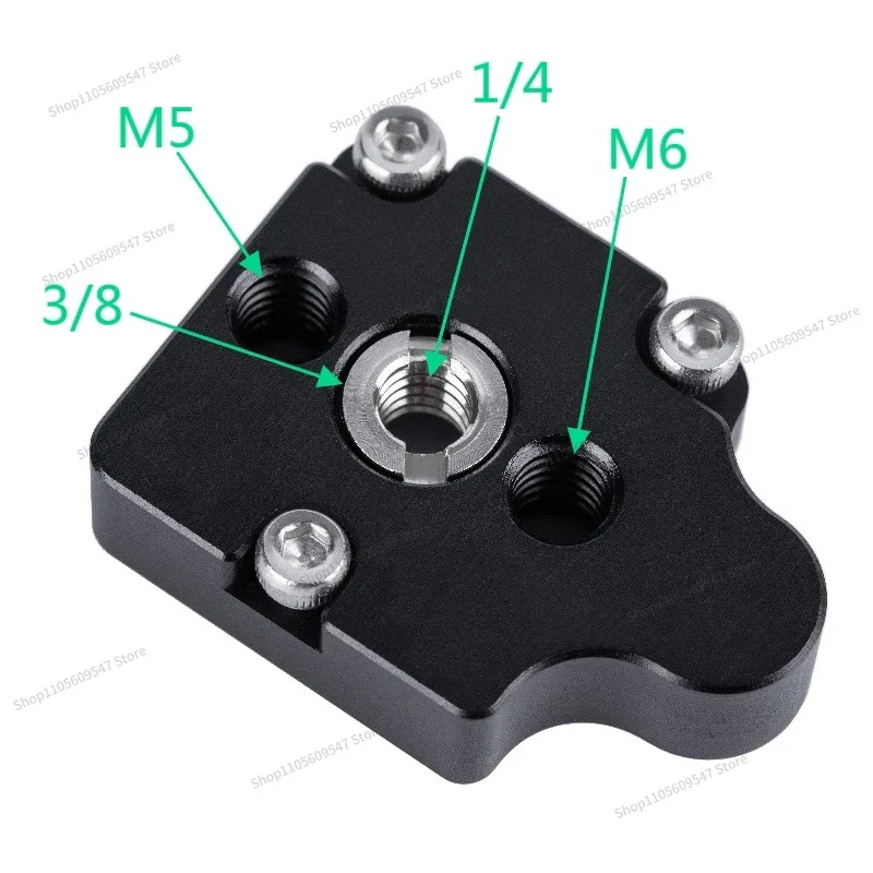 For Industrial Camera Adapter Plate Quick Release Plate Fixing Back Plate