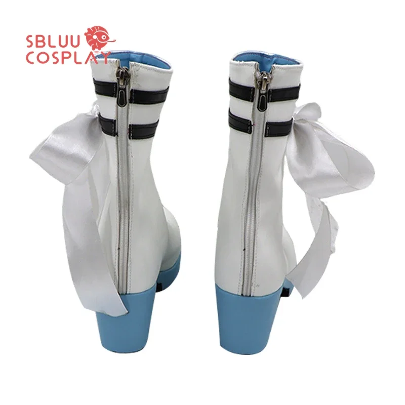 SBluuCosplay Jogo Daring Tact Cosplay Sapatos Botas personalizadas