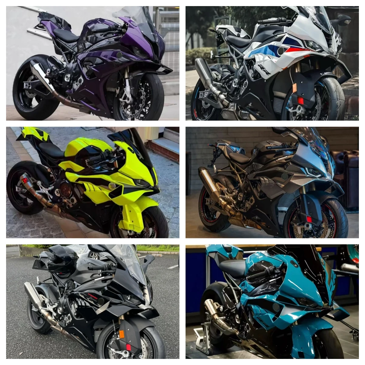 Nuovo Kit Carene in Plastica ABS per Moto, Pannelli Carrozzeria Stampati a Iniezione, Compatibile con BMW S1000RR M1000RR 2025