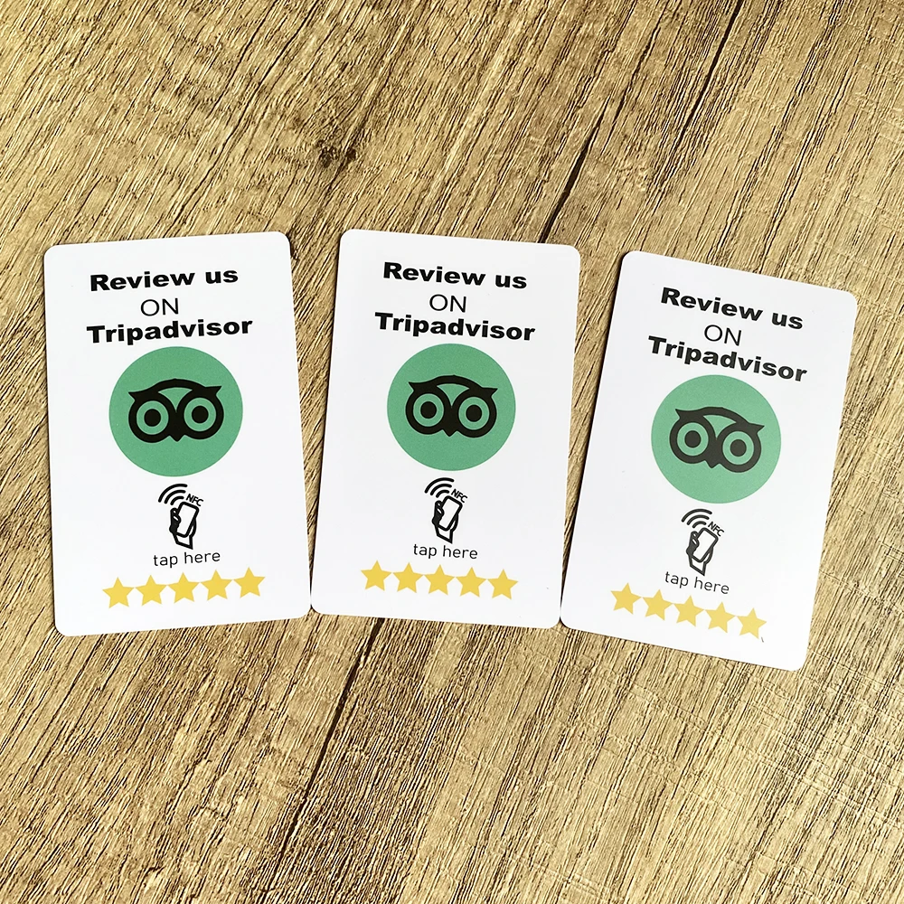 Reusable Review Tap Card Google Reviews Tap NFC Sticker - Review Us on Google Trustpilot Tripadvisor Yelp  Tap Card Tag