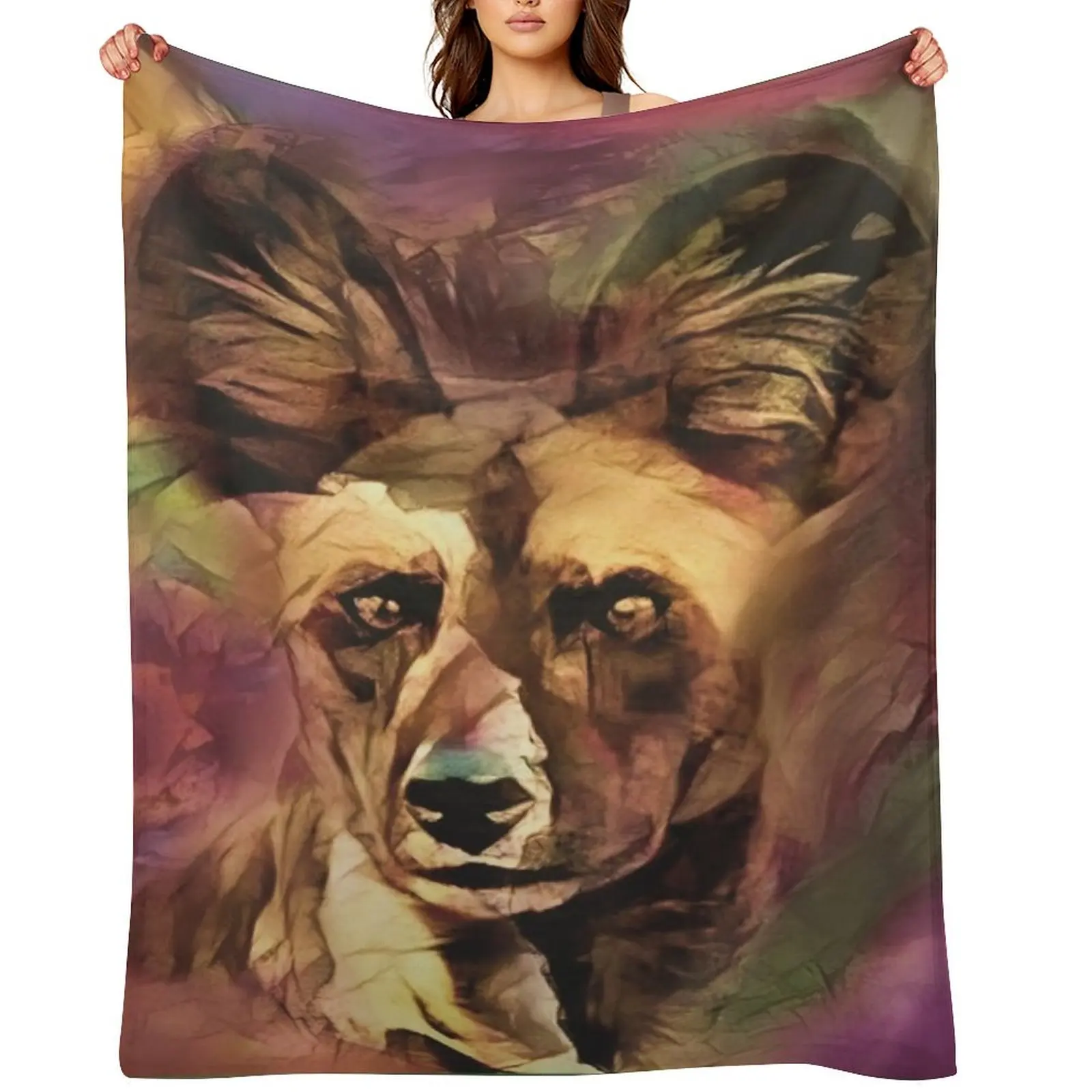 

African Wild Dog Throw Blanket valentine gift ideas for babies christmas decoration Fashion Sofas Blankets