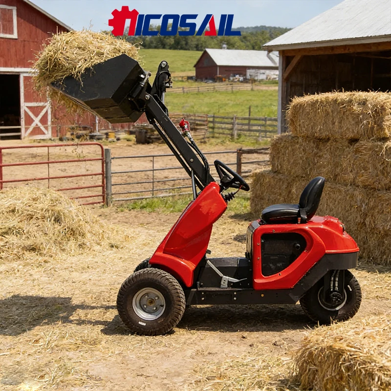 

Mini skid steer loader EPA engine multifunctional agricultural wheel mini loader affordable price