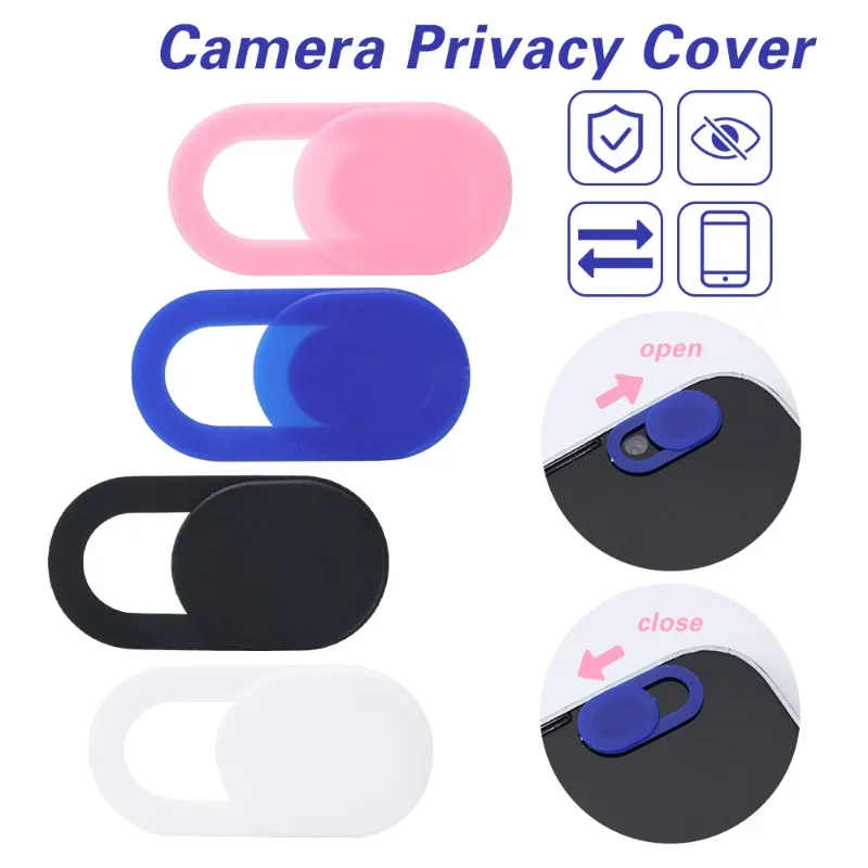 Laptop Webcam Cover Universal Mobile Phone Camera Cover Slide Webcam Blocker Tablet Privacy Lens Stickers For PC iPad Macbook
