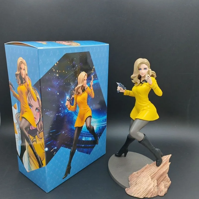 Star Trek Weibliche Kommandantin Actionfigur Sammlerstück PVC-Figur Desktop-Modell Ornament Figur Modell Sammlung Puppe Spielzeug Geschenke