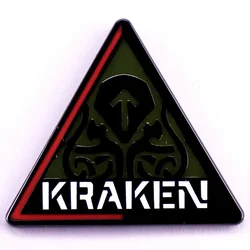 Kraken Badges Tactical Morale Brooch Army Enamel Pin