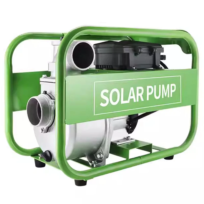 High-Flow Solar-Powered Agricultural Boosting Water Pump Portable Self-Priming Shallow Well Water Transfer Pump