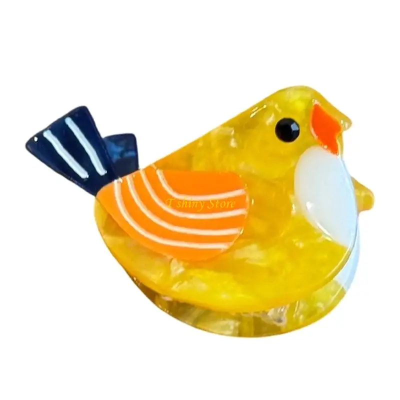 

N58F Fun And Playfulness Bird Themed Hair Clip Simulated Animal Series Hair Claw
