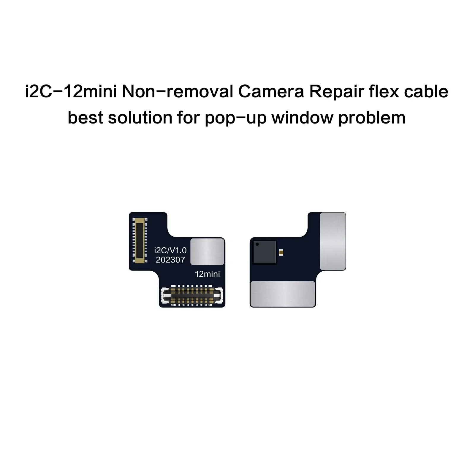 i2C  Rear Camera Windows Pop-Up Tag-on FPC Flex Cable Without removal Repair for iPhone 12-14ProMax  10PCS/Lot