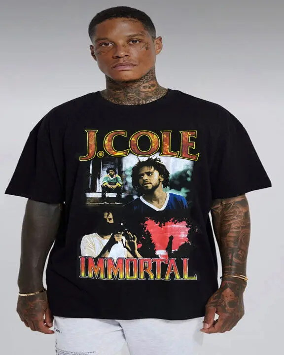 

J COLE IMMORTAL RAP HIP HOP T SHIRTS MEN'S SIZES