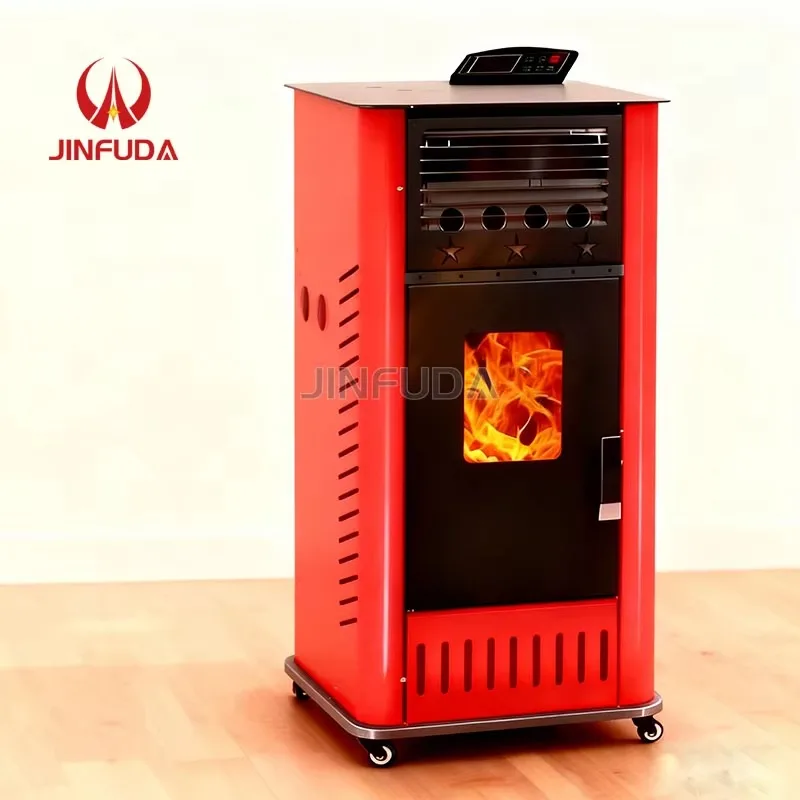 Smart Whole-Home Heating Pellet Stove with Constant Temperature Control
