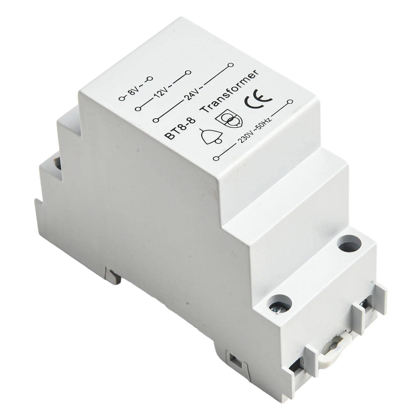 BT8-8 Doorbell Transformer 230V Input 8V 12V 24V Output Epoxy Resin Low Voltage Power Supply For Wired Chime System Electrical E