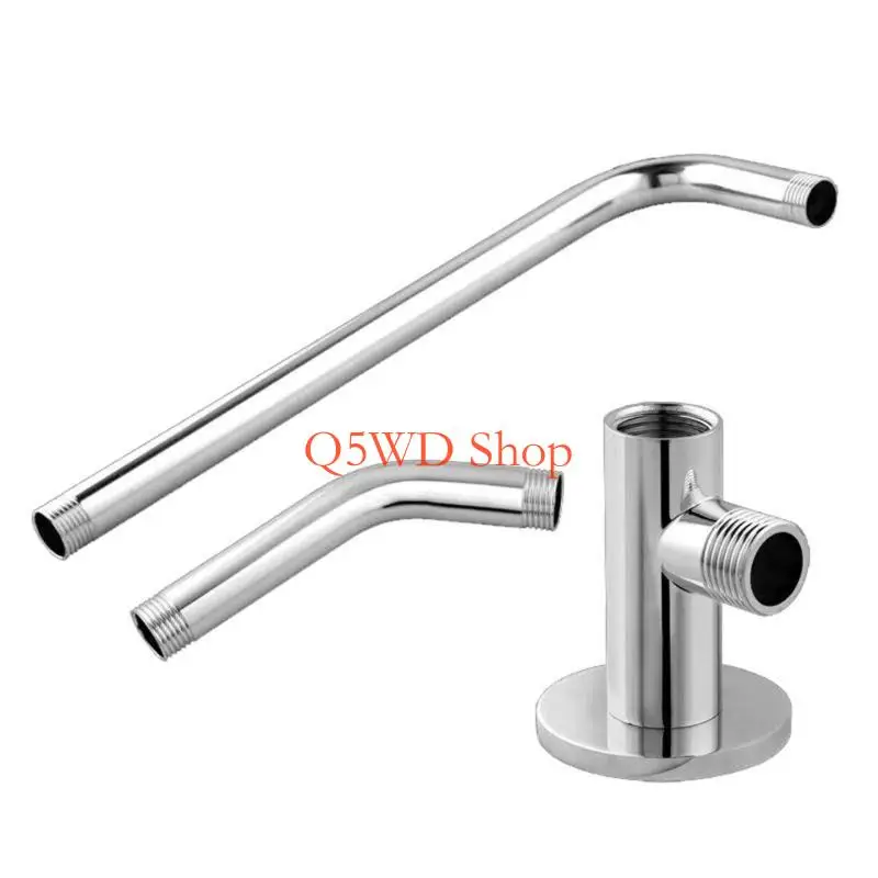 Q5WD Convenient Shower Arm Replacement Practical Shower Arm Shower Head Extension Arm Improve Your Bathroom/Kitchen Useful
