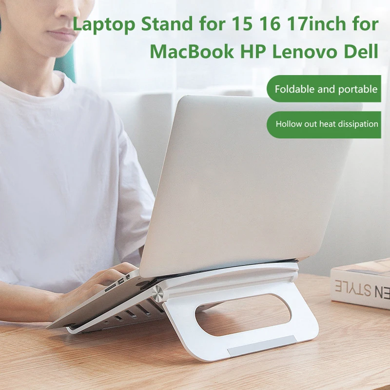 Laptop Stand Adjustable Foldable Portable Notebook Computer Bracket Phone Tablet Stand Laptop Lifting Cooling Non-slip Holder