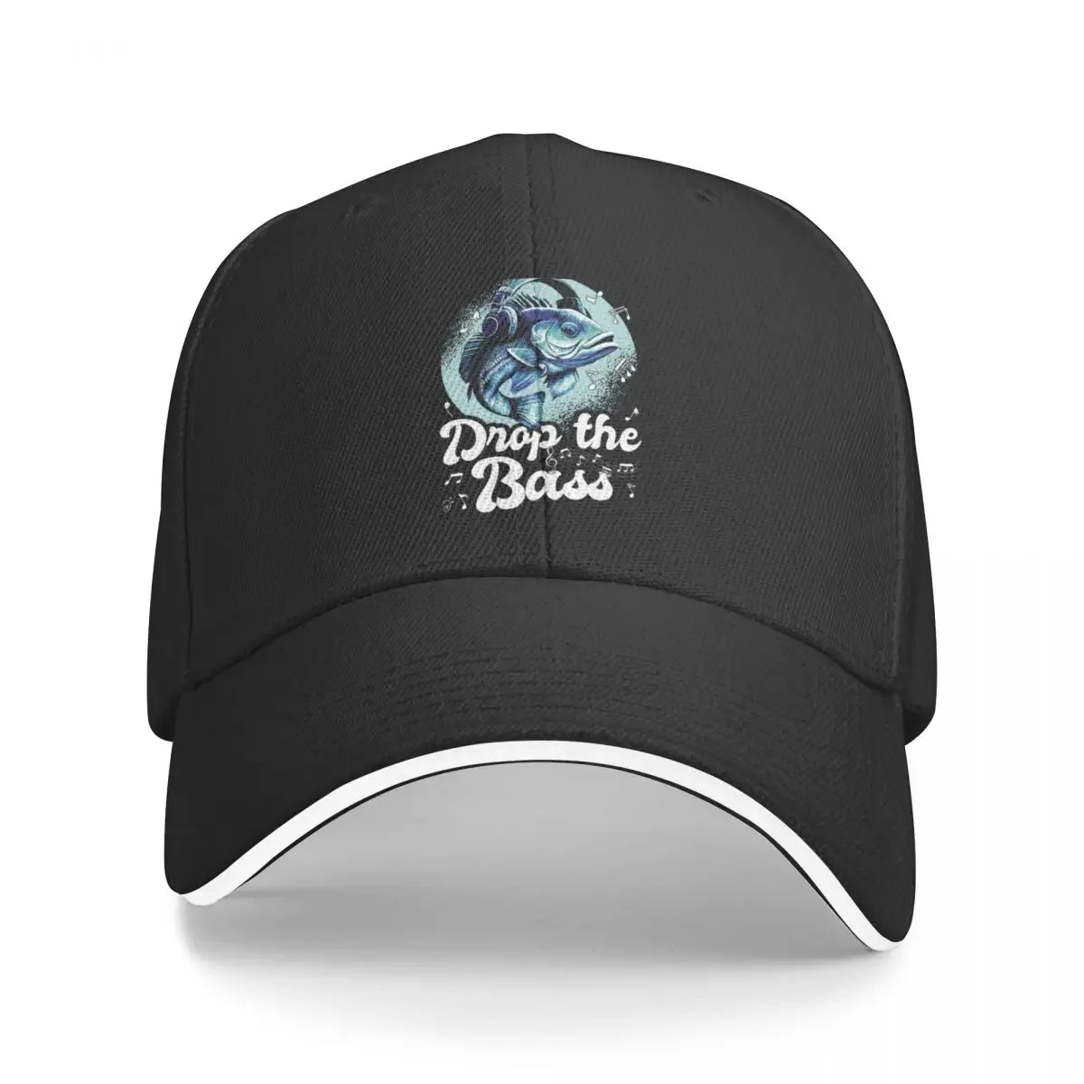 Drop The Bass - Bass With Headphones Baseball Cap Vintage Hat Man For The Sun Women's 2025 Men's