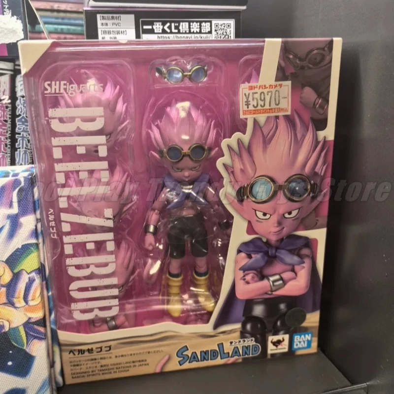 【En stock】Figura de acción de anime SHF SAND LAND BEELZEBUB de Bandai, auténtica, coleccionable, con articulaciones móviles, modelo terminado, juguete.
