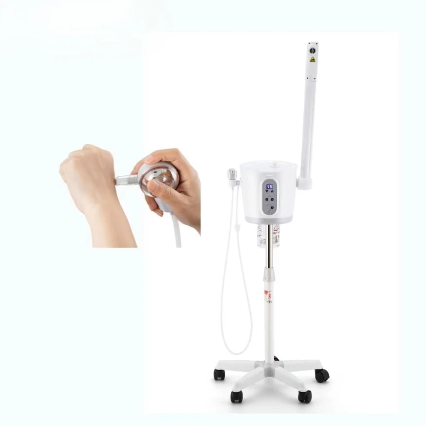 Factory Electrical Automatic Facial Hot Water Spray Facial Steamer Professional Facial Steamer Vacuum Pen Dirty Pores Cleansing