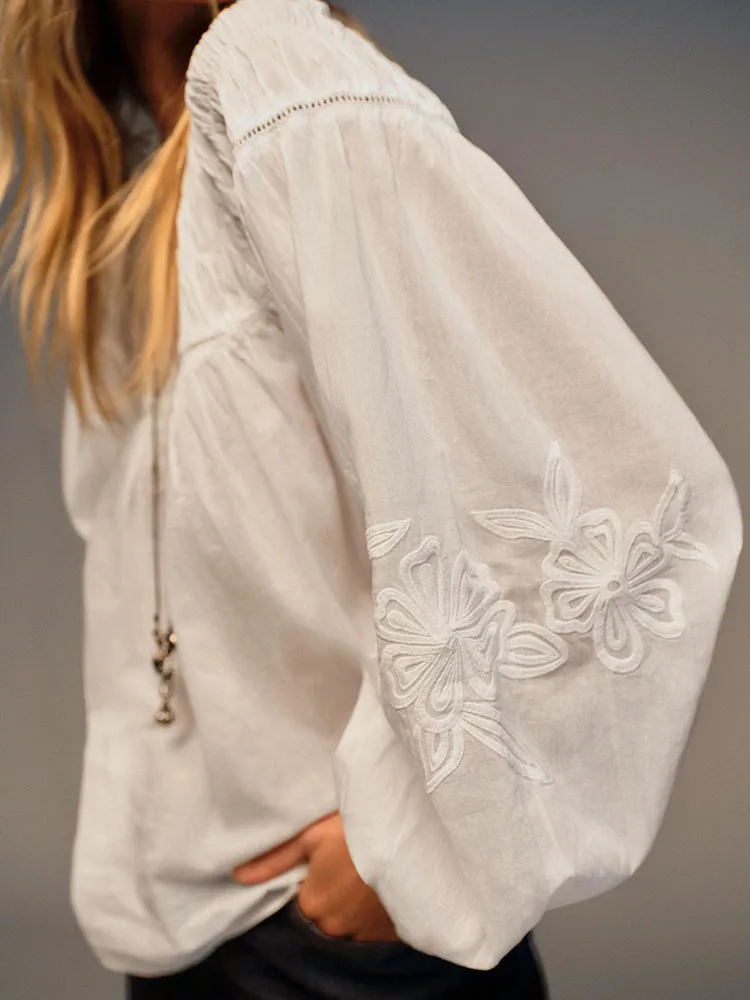 Romantische Sle Long Sve rond Ne irt Honingraatpatroon Nieuwe collectie Winter 2025 Dames Faion Etnisch Toneelkostuum