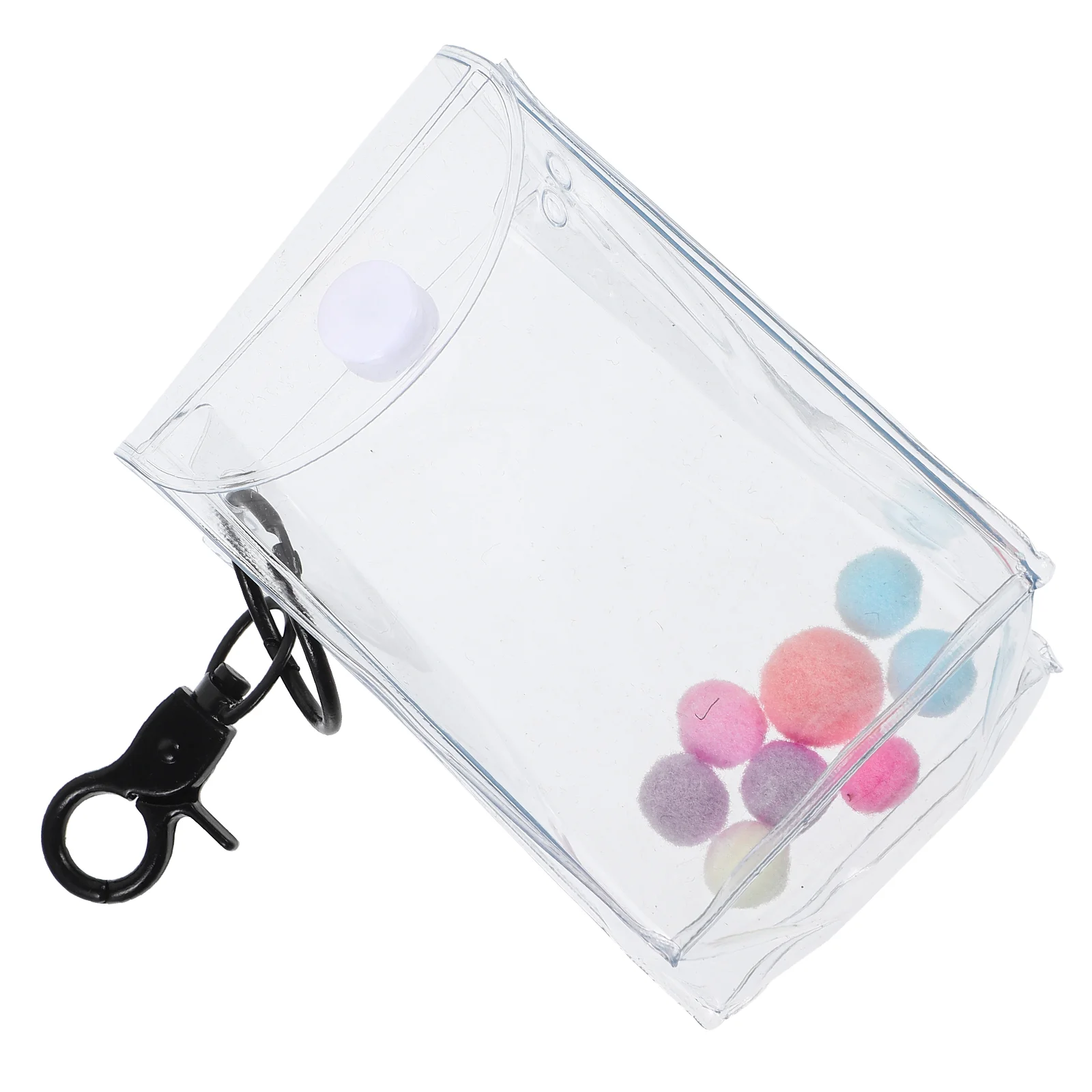 Storage Box Mini Transparent Bag Hanging Portable Lightweight Holder Metal Backpack Small Figure Bags