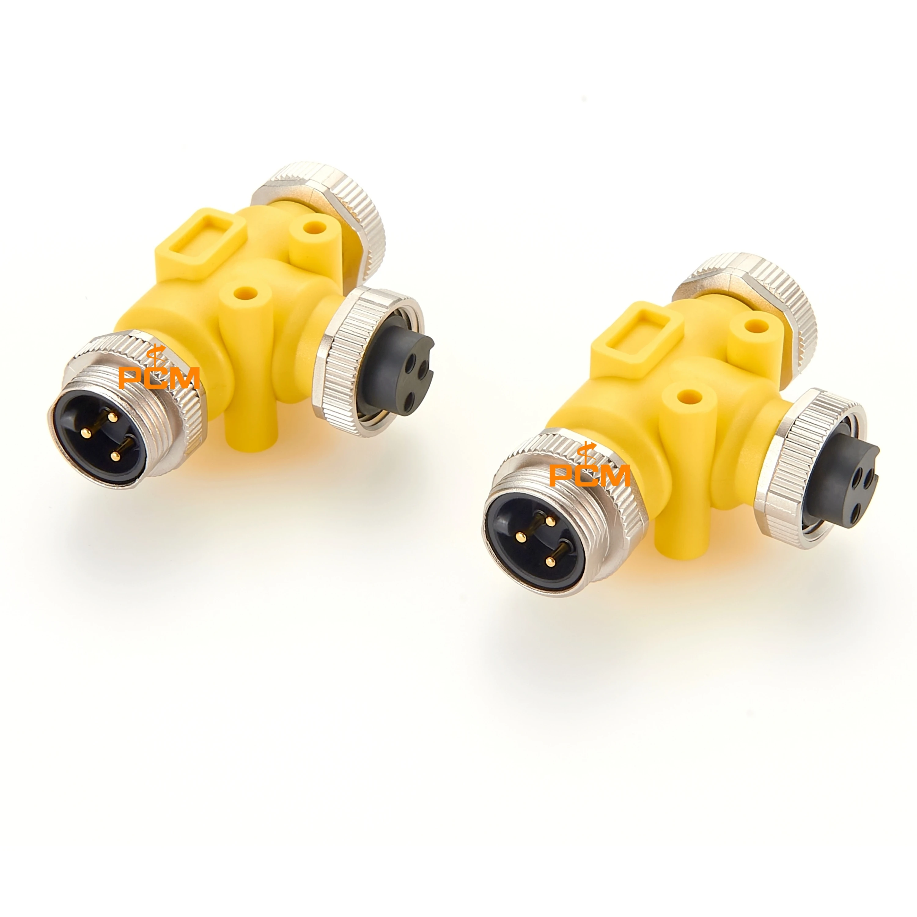 

3-контактный круглый разъем Т-образный разветвитель 3-контактный 3-полюсный 7/8 "-16UN Резьба Мини-сменная вилка Розетка NMEA 2000 Кабель Система шины CAN