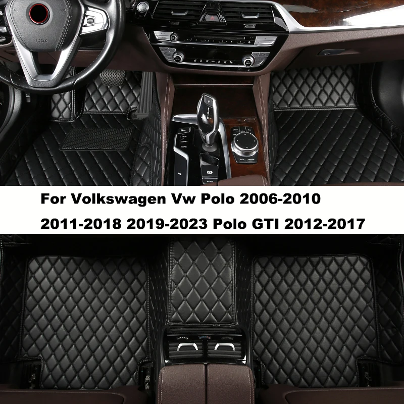 

Custom Full Coverage Car Floor Mats for Volkswagen Vw Polo 2006-2010 2011-2018 2019-2023 Polo GTI 2012-2017 Car Accessories