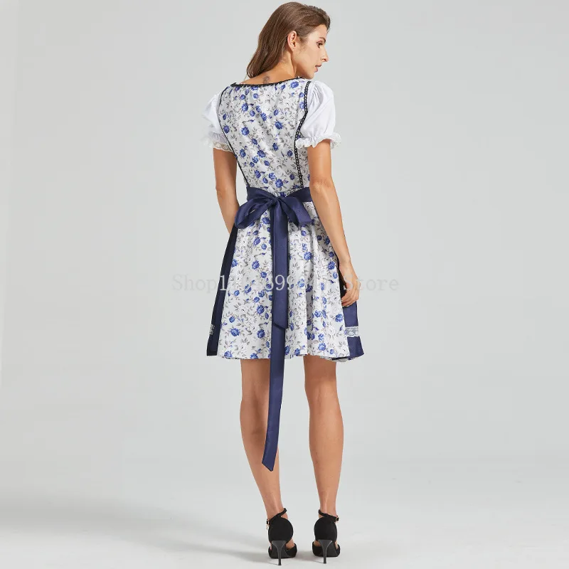 성인 유럽과 미국 드레스 뮌헨 옥토버 페스트 의상 파티웨어 코스프레 메이드 의상 v 넥 드레스 할로윈 여성