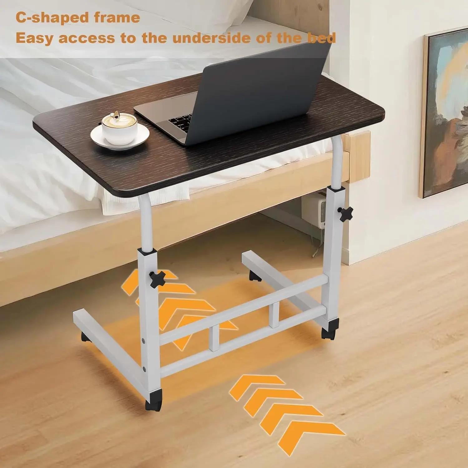 Mobile Rolling Laptop Workstation 5
