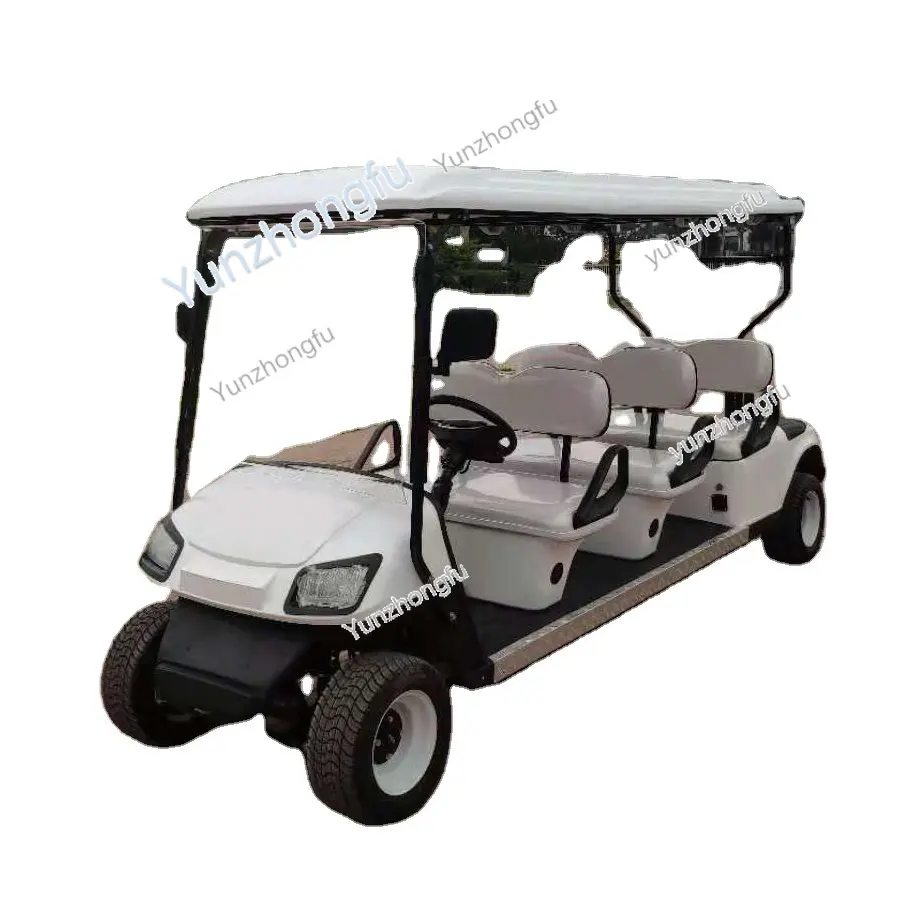 4 Wheel 4 Seated Electric Golf Push Cart Pull Cart Golf Trolley Germany Golf Trolley for Outdoor Have Ready Goods