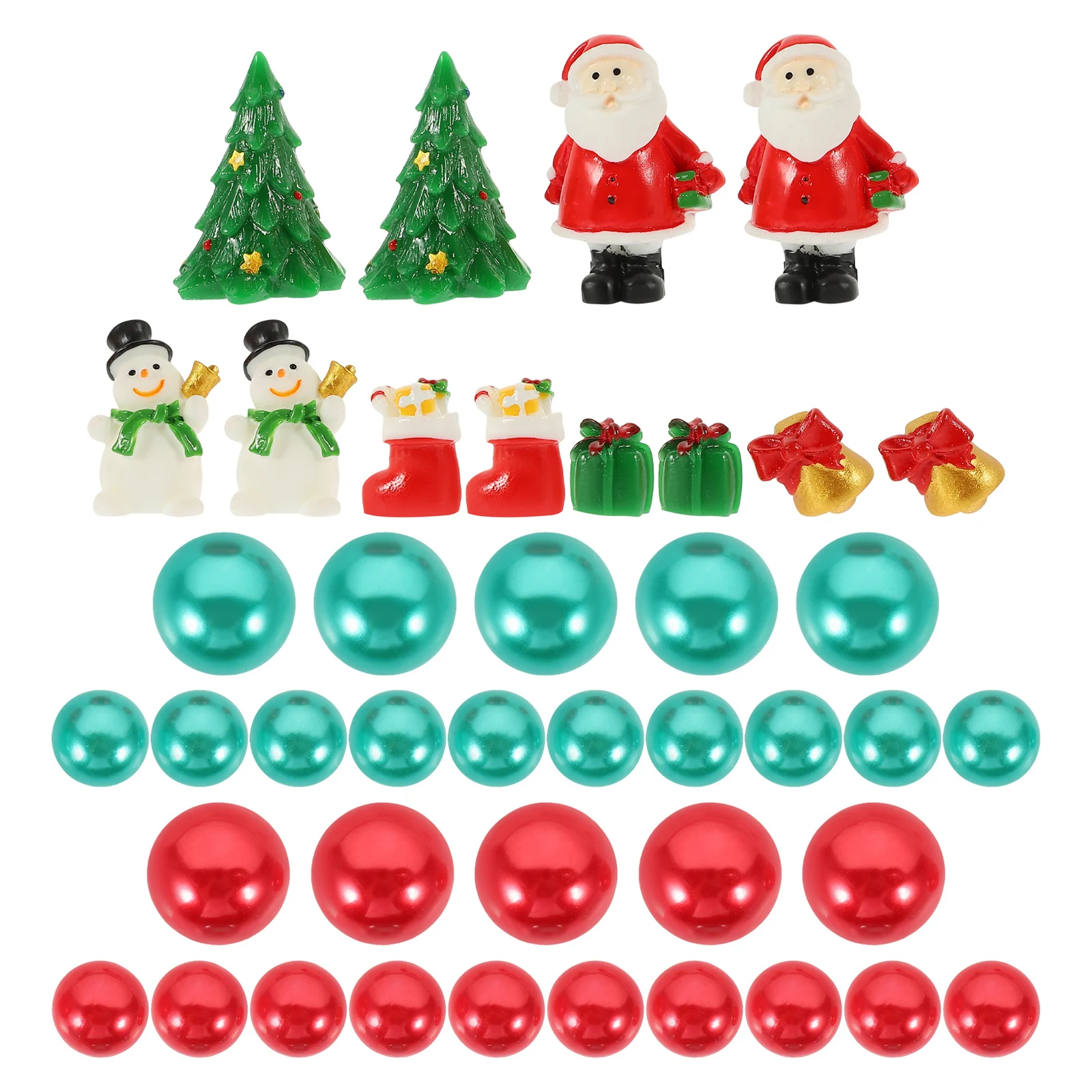

1 set Snowman Pearls Vase Filler Christmas Wedding Party Acrylic Floating Beads Decorative Craft DIY