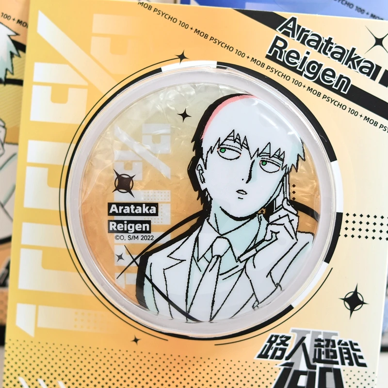 أنيمي موبو سايكو هياكو الدمل كاجياما شيجيو ريجن أراتاكا الغوغاء النفسي 100 تأثيري الكرتون شارة قلادة بروش شعار هدية