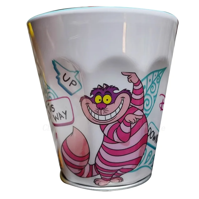 Kawaii Disney Alice nel paese delle meraviglie Cheshire Cat Action Figures giocattoli Cartoon Cute Cat Anime Milk Tea Cup regalo di compleanno per