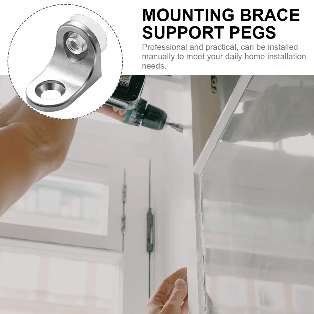 20 قطعة سبائك الزنك تصاعد هدفين تحديد أوتاد هيكل متين الاستخدام المهني للأثاث دعم تصاعد هدفين تحديد أوتاد