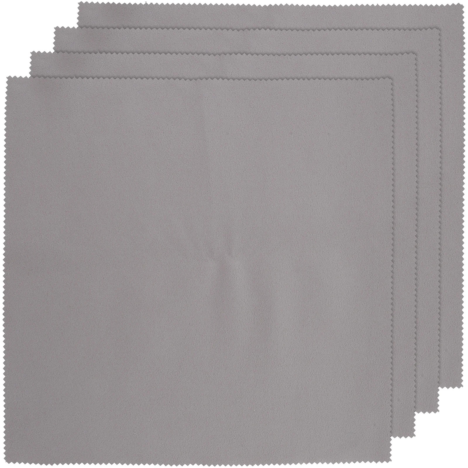 4 Pcs Dusting Wipes Jewelry Cleaning Cloth Small Microfiber Superfine Instrument