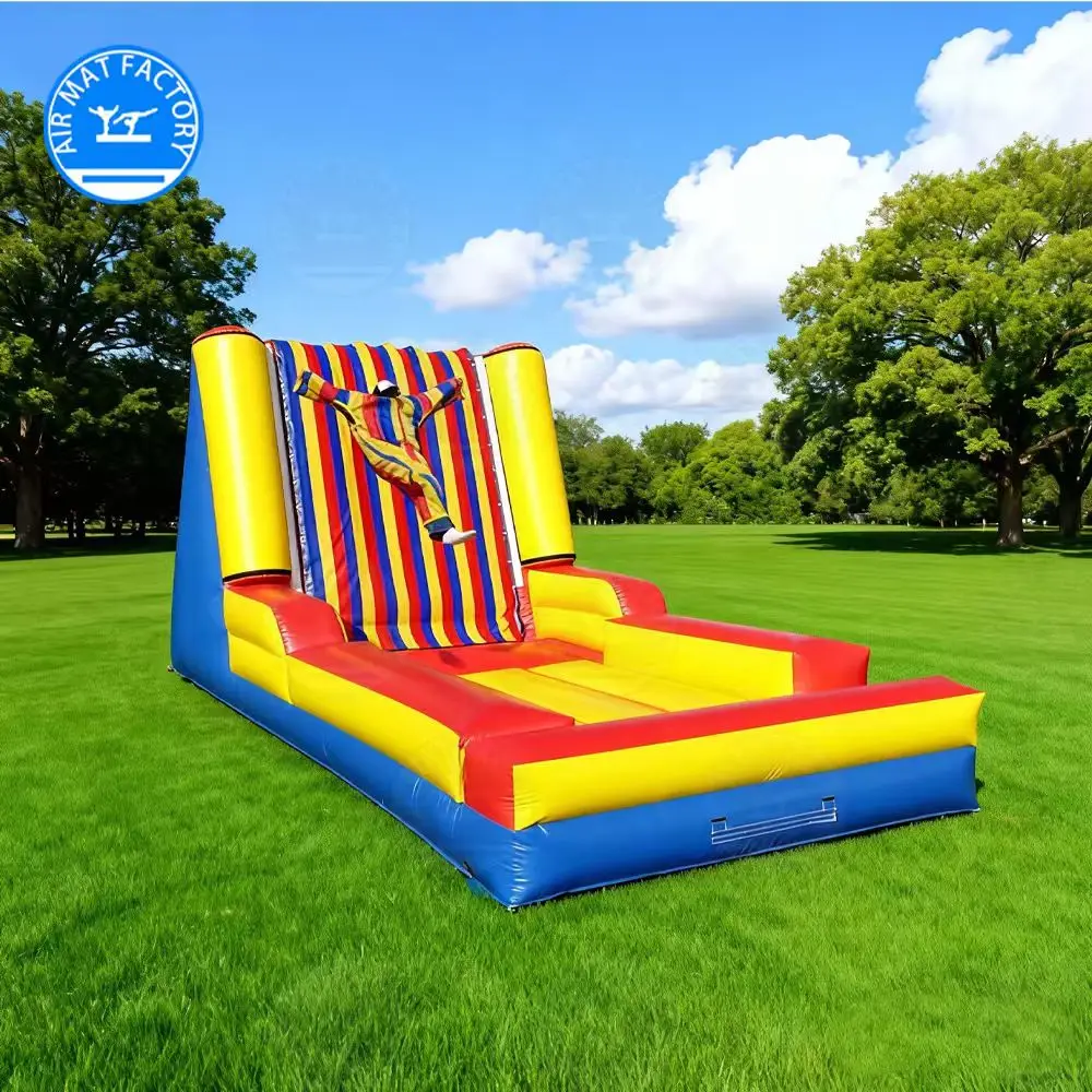 

Inflatable Velcro Sticky Wall Interactive Climbing Wall Bounce House Game with Adhesive Suits for Kids & Adults Outdoor/Indoor