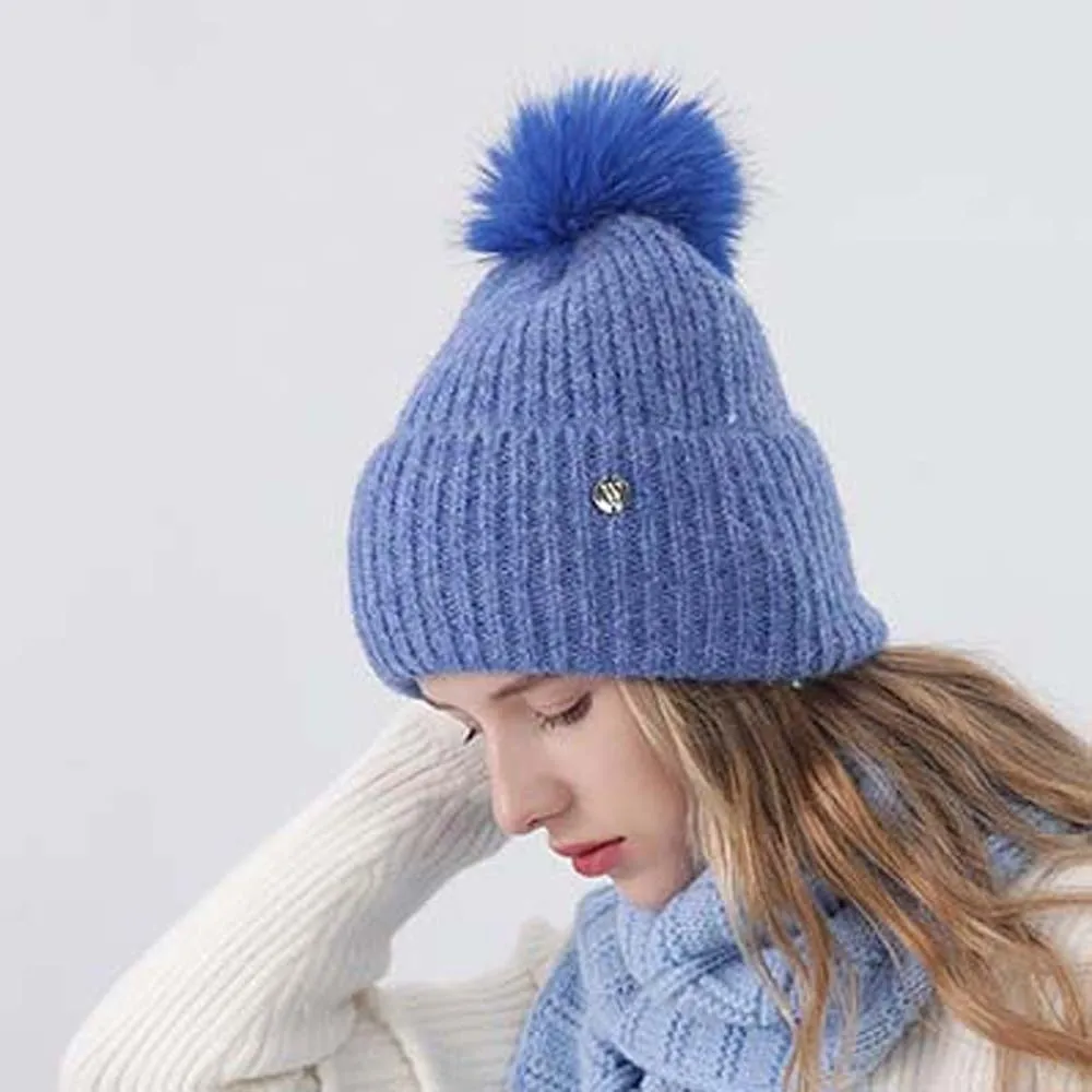 

Personality Elastic Winter Pullover Cap Korean Style Trendy Twists Knitted Hat All-match Soft Woolen Hat Outdoor
