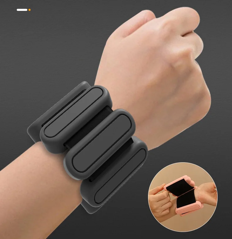 450/900g Handgelenkgewichte Armband verstellbar Fitness Pesas Mu Diegoquera Silikon Knöchelgewichte Riemen Outdoor Yoga gewichtete Armbänder – Detail 5