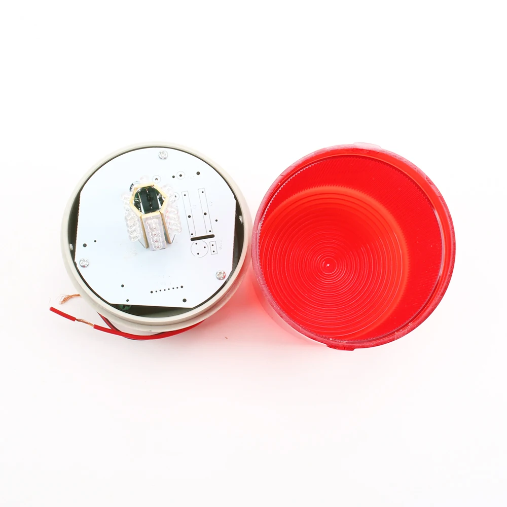 LED-1101J 플래시 경고등 소방관 비상 부저 빨간색 파란색 녹색 노란색 표시 등 DC12V 24V AC220V 110V