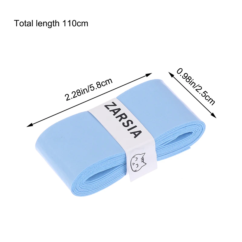 قبضة مضرب تنس مضادة للانزلاق ، ضمادة ملفوفة بغراء يدوي ، عصابة عرق للتدريب ، قبضة تنس ، شعور مبتذل ، 1: