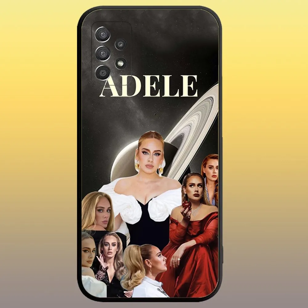 Singer Adele Adkins Phone Case for SamsungA 91,80,73,72,71,70,53,52,51,42,41,40,32,31,30,22,21,20,13 S 4G 5G Soft Black Case