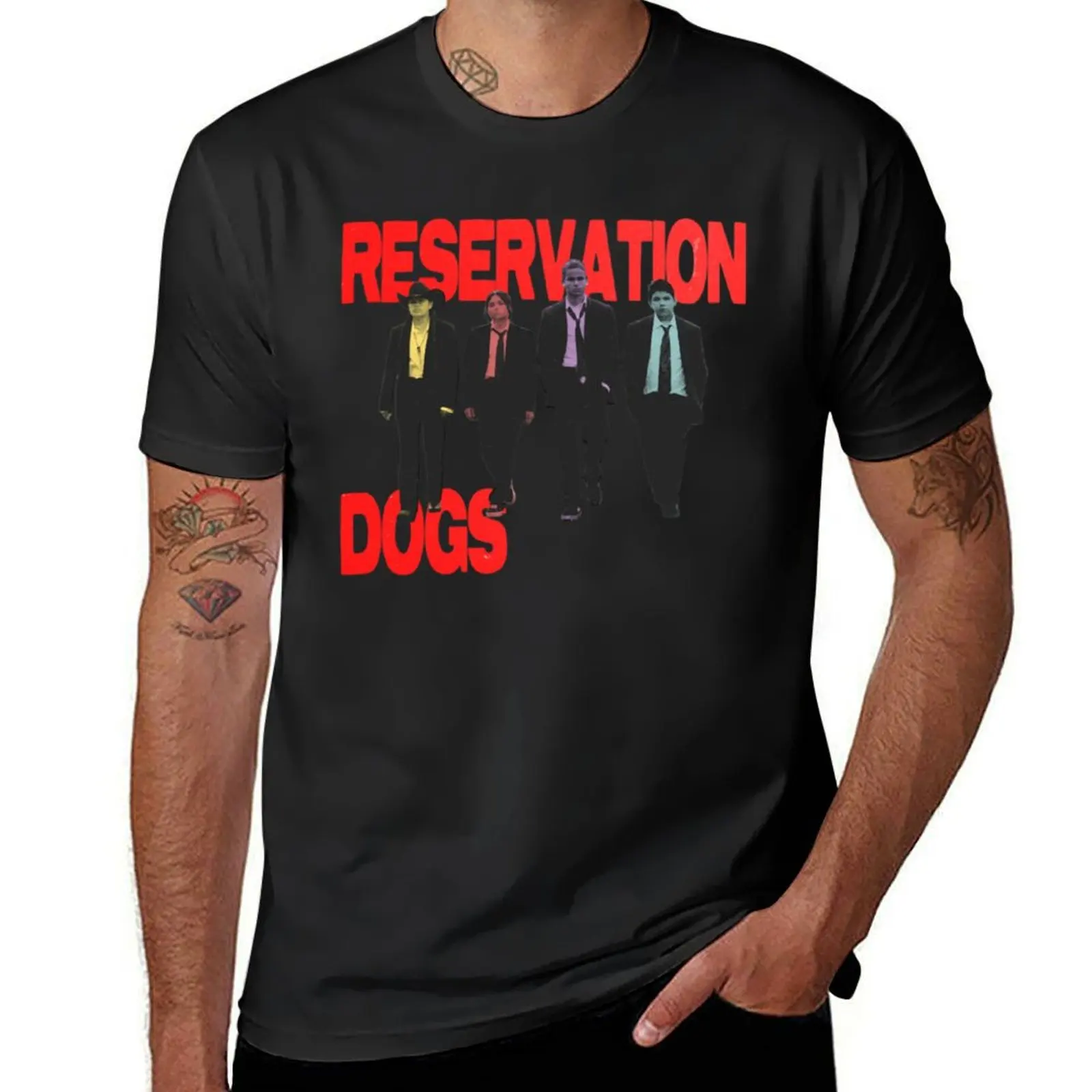 Reservation DogsT- T-Shirt blanks heavyweights plain customs design your own Men's clothing